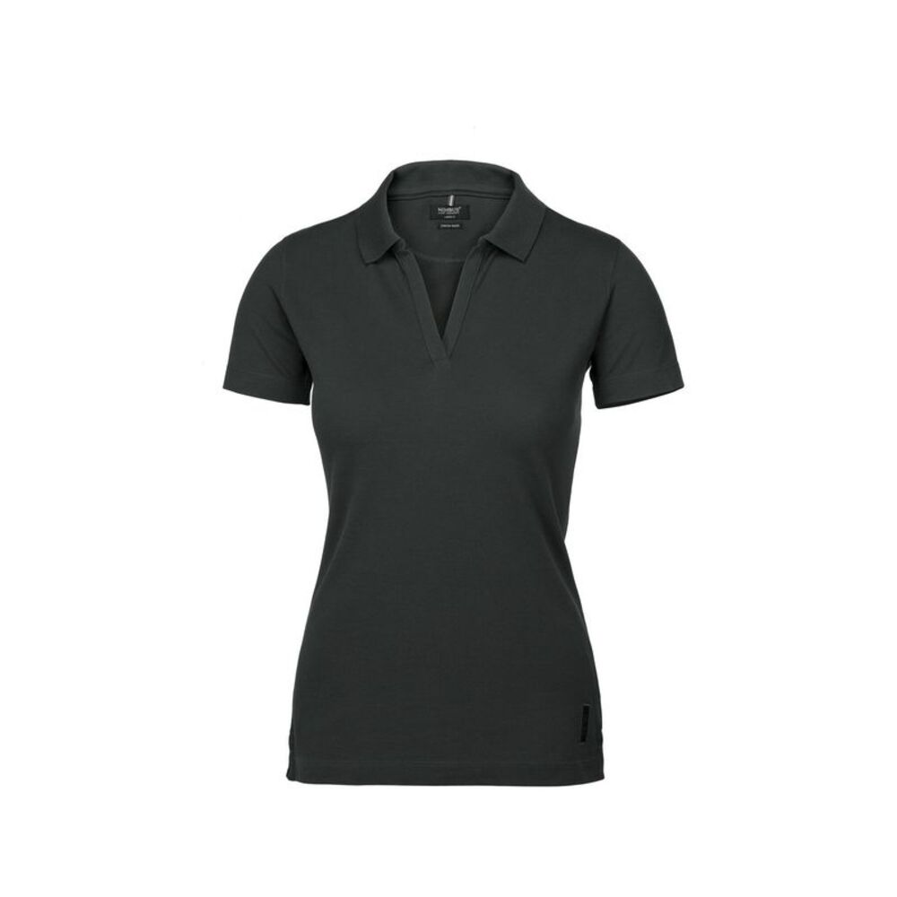Nimbus Womens/Ladies Harvard Stretch Deluxe Polo Shirt / Charcoal
